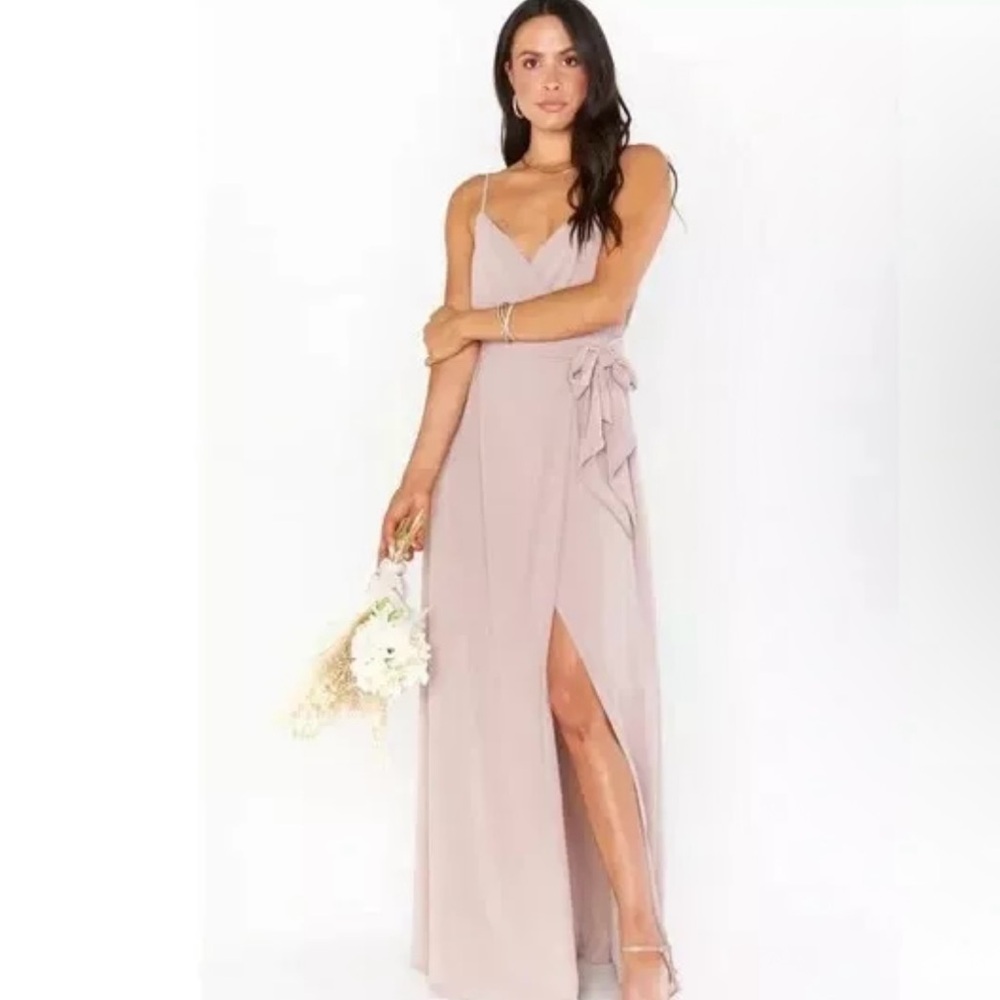 Show Me Your Mumu Mauve Wrap Maxi Dress | Size Small | NEW w/ Tags